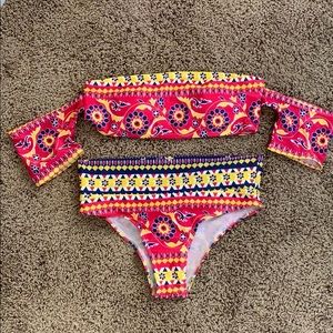 Multi Color Print Bikini